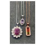 925 silver necklaces. 16-18ï¿½  11g