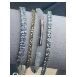 925 silver bracelets  32.4g