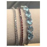 925 silver bracelets. 18g