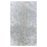 14k gold chains  2.2g