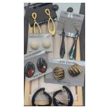 Collection of pierced earrings