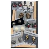 Collection of fashion pierced earrings