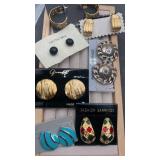 Collection of pierced of earrings