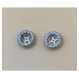 10K Moissanite Earring Jackets 1.08gr