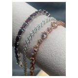 925 silver bracelets. 34.6g