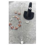 925 silver jewelry  sets  23.9g