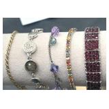 Collection of bracelets