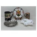 Handcrafted Pottery & Decorative Serving Lot