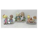 Precious Moments Limited Edition Figurine Trio