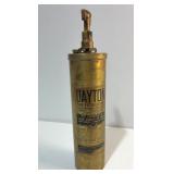 Vintage Dayton Brass Fire Extinguisher 13.5x3.5