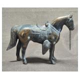 Cast Metal Horse Figurine