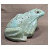 Copper Patina Frog Statue Figurine