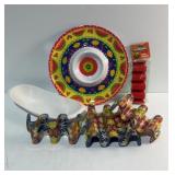 Colorful Serving Ware & Taco Holder