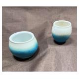 Studio Pottery Mini Vase Pair