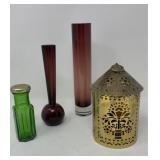 Vintage Art Glass & Brass Dï¿½cor Collection