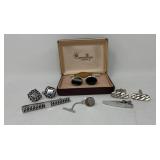 Vintage Menï¿½s Cufflink & Tie Accessory Collection