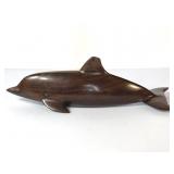 Ironwood MCM Style Hand Carved Dolphin Wood