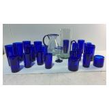 Vintage Cobalt Blue Art Glass Collection
