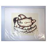 B. Deling Manitou Bird Canadian Native Serigraph