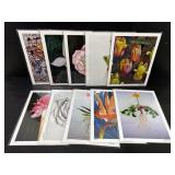 Botanical Art Print Set of 10 Jennifer Lis 8x10