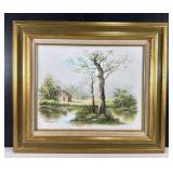Catherine Parker Melton Signed Oil On Canvas