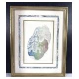 George Akhvlediani Signed Church Etching