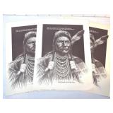 Bill O'Neill Chief Joseph Art Print Trio