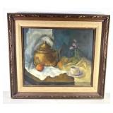 Delores Gasior Oil On Canvas Original Still Life