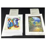 Park West Gallery Seriolithograph Print Pair