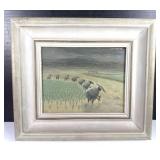 Howard Baer Signed Painting On Board