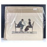 James Montgomery Flagg Color Litho Print