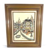 Robert Scott Original Paris Street Scene Oil