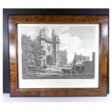 Lancaster Castle Engraving Print Hearne & Watts