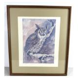 Ratterman Signed Owl Limited Print
