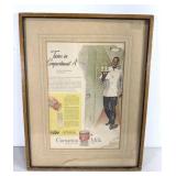 Carnation Milk Framed Advertisement