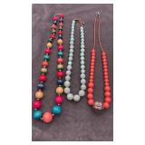 Beaded necklaces. 18-22"