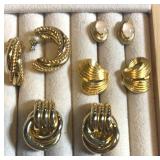 Collection of pierced earrings