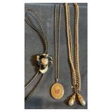 Vintage Bolo Tie - does need to be glued back on.