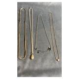 Simple chain necklaces 16-18"
