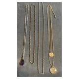 Collection of necklaces, 18-22"