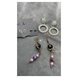 Pierced earrings