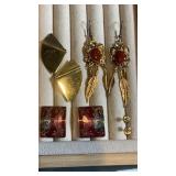 Collection of pierced earrings