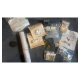 Earring backs, jewelery helper and other items