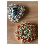Sarah Coventry Signed Acapulco & Filigree Pins