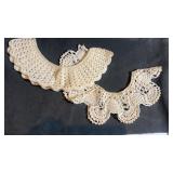 Vintage crochet collars