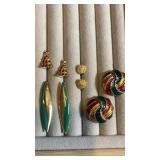 Pierced earrings