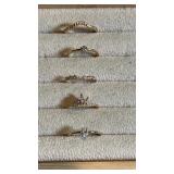 Stacking rings  size 6