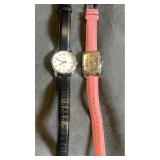 Black Timex & pink womens watches