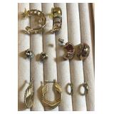 Hoop/ stud earring collection