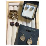 Freshwater pearl studs, hoops w/ 14KT posts and